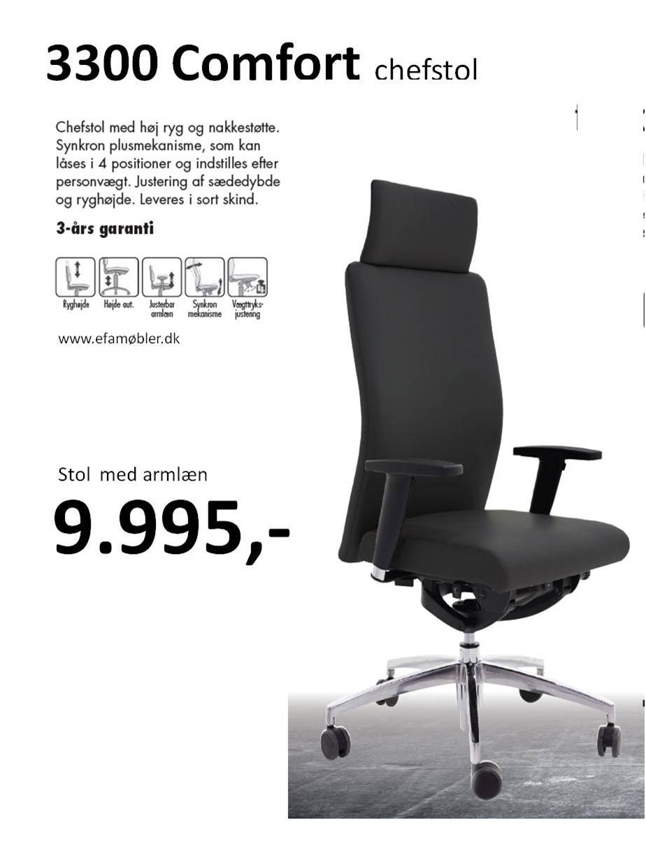 Chefstol 3300 Comfort