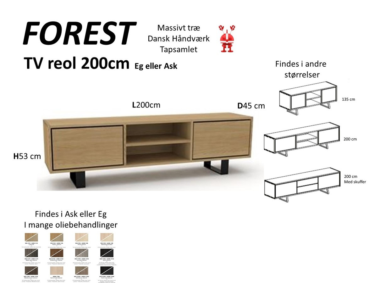 Forest 200 Tv reol 