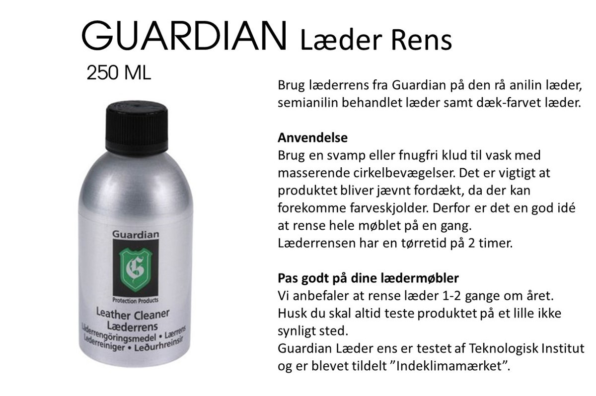 GUARDIAN Læder rens