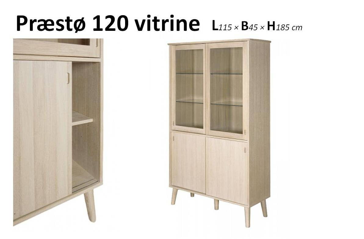 Præstø 120 vitrine